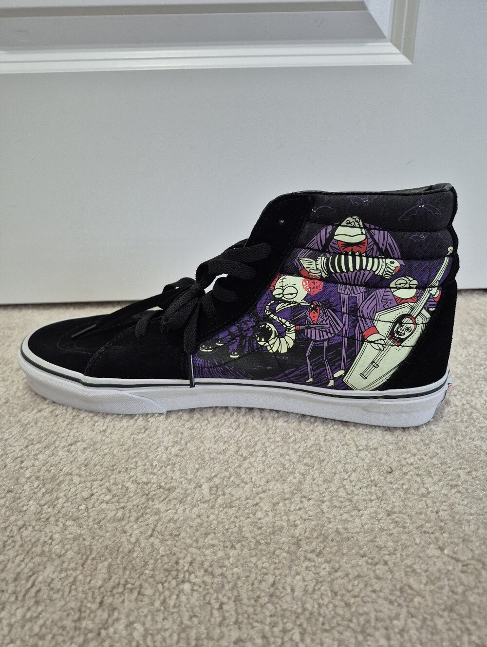 NWT Vans x Disney Sk8-Hi Jack's Lament Nightmare Before Christmas Men's 11 - Picture 5 of 14
